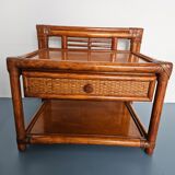 Prestige rattan bedside table maugrion