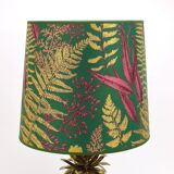 Hollywood Regency pineapple table lamp in brass by Mauro Manetti, Italy, 1970s.