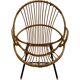 Rattan chair by Dirk van Sliedregt Rohe Noordwolde 1960 in the Netherlands