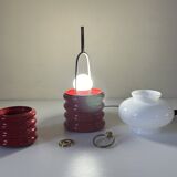 Vintage 70s ceramic design lantern lamp