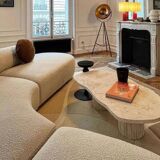 Table basse irrégulière Venus - Travertin Naturel