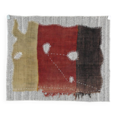 Tapisserie Murale Textile Vintage, Tenture Design, Art Textile, 88x106 Cm