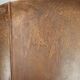 Vintage sheepskin club armchair finished with decorative nails