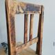 Chaise vintage en bois, années 50