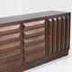 Spanish brutalist sideboard solid wood
