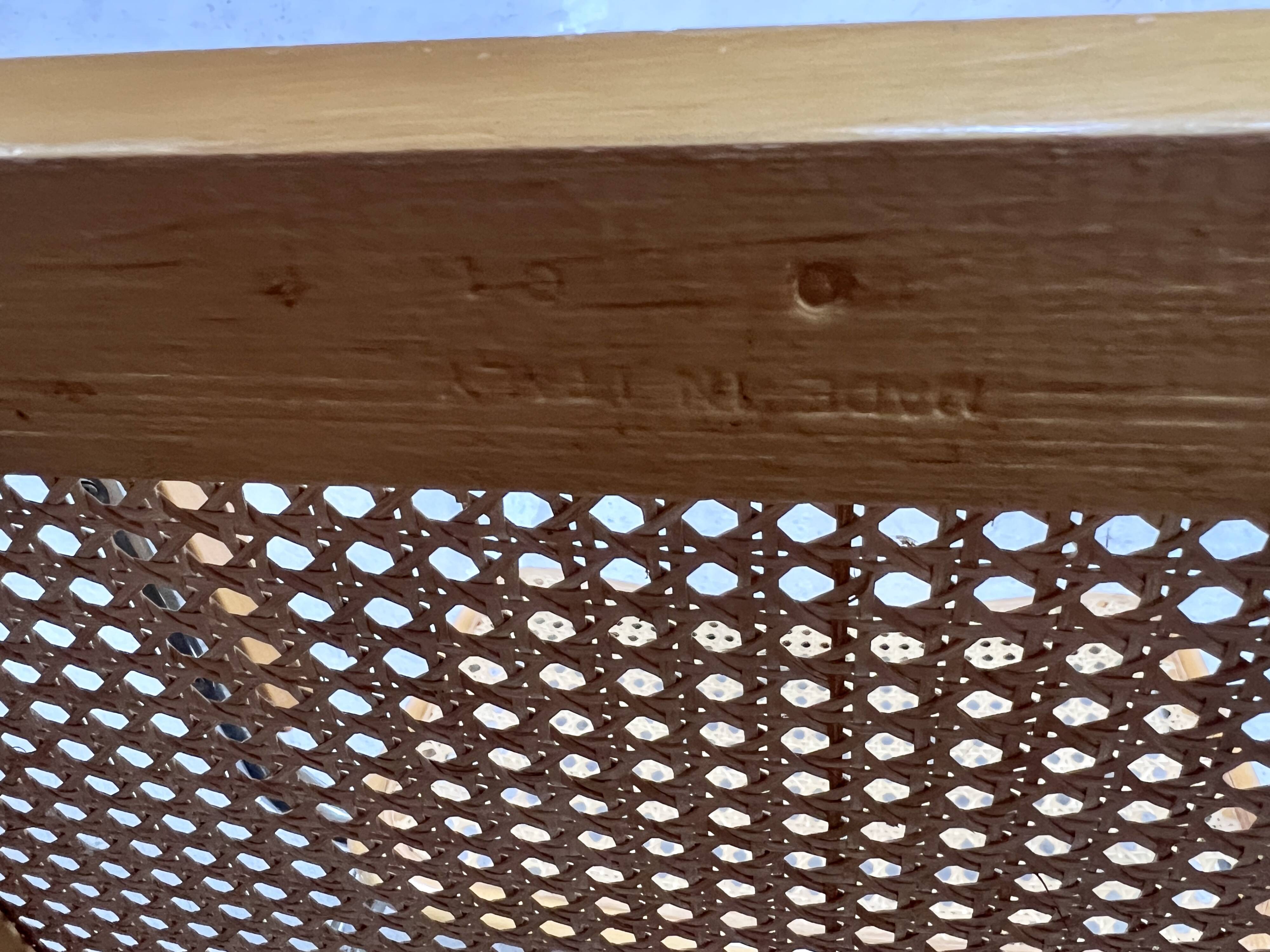 Pair of Breuer style armchair chair  made in italy vintage 1970 beige