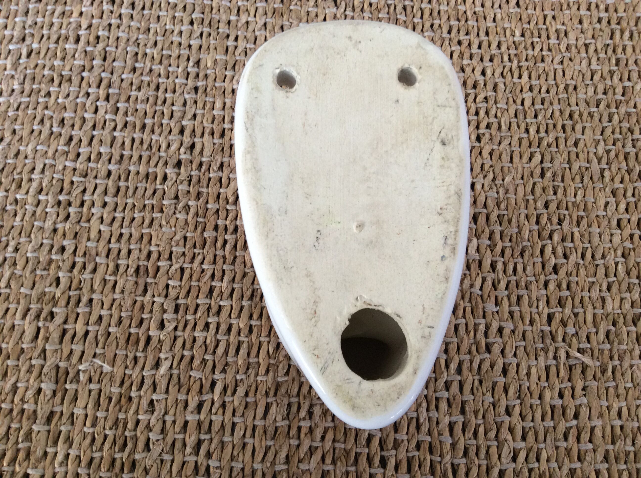 Patère en porcelaine