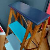 Design shelf from an old painter's stepladder