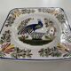 Square plate in Quimper earthenware