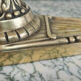 Art Deco style lamp in gilded bronze