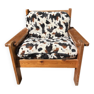 Fauteuil scandinave  avec accoudoir