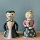 Pair of earthenware sconces signed Borderie - Szekely