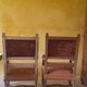 Antique lion head armchair