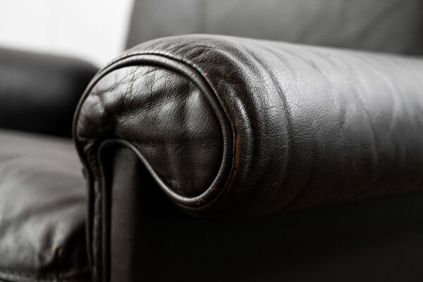 Fauteuil De Sede DS-31 avec repose-pieds assorti