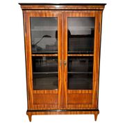 Biedermeier Bookcase, Cherry Veneer, South Germany 1820