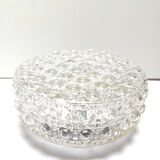 Bubble molded glass ceiling lamp