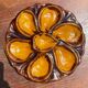 Oyster plate barbotine Vallauris