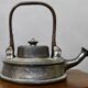 Teapot In Black Enamelled Chamotte Earth Jean Marais (1913-1998)