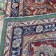 Large emerald Tabriz Persian rug 520x350 cm