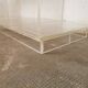 80s plexiglass hi-fi furniture shelf