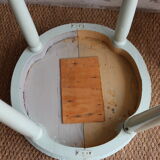 Blue side round table