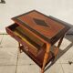 Table d'appoint ancienne console vintage antique marquetée