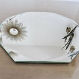 Beveled octagonal mirror from the 40s and 50s
