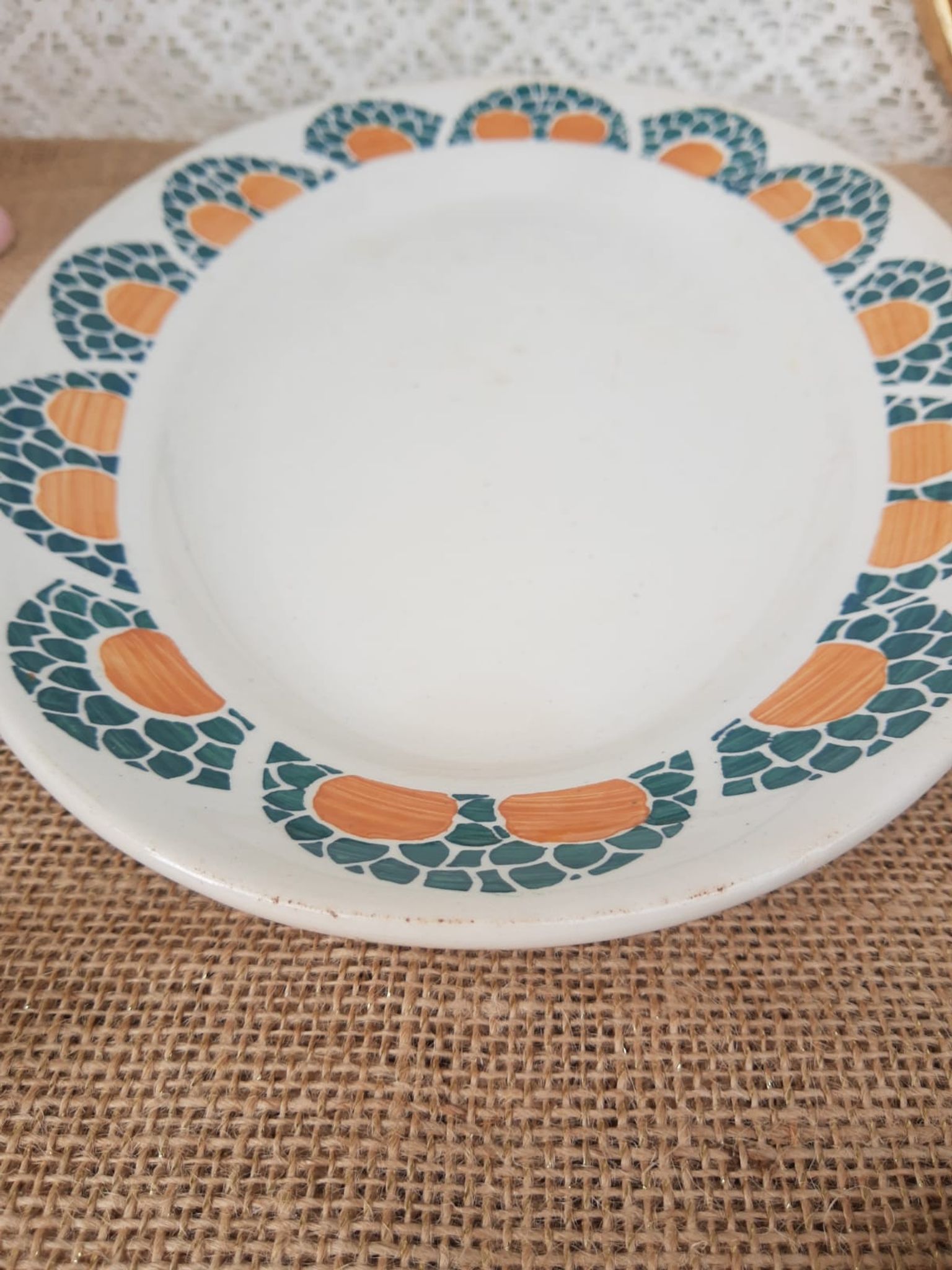 Serving dish Faiencerie new Givors France Jane