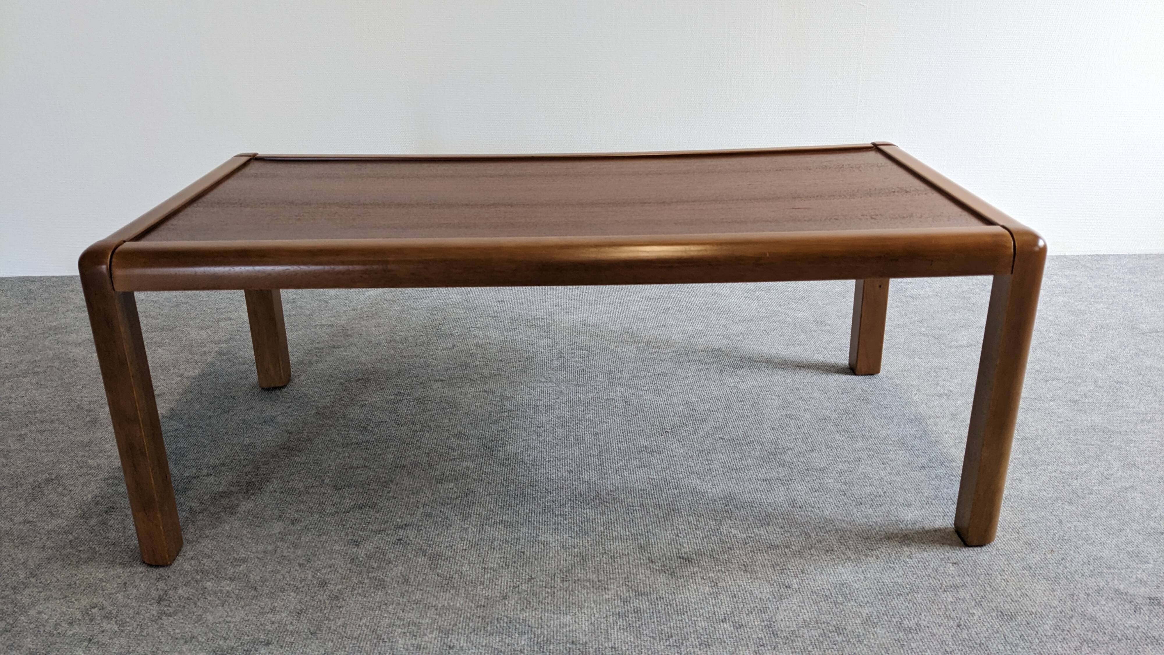 Scandinavian teak coffee table, 70s-80s