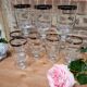 8 verres à pied vintages