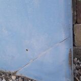 Antique H205xL103 curved iron gate door with mailbox