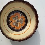 4 nesting salad bowls in enameled ceramic mbfa pont l abbé decorated vintage hand