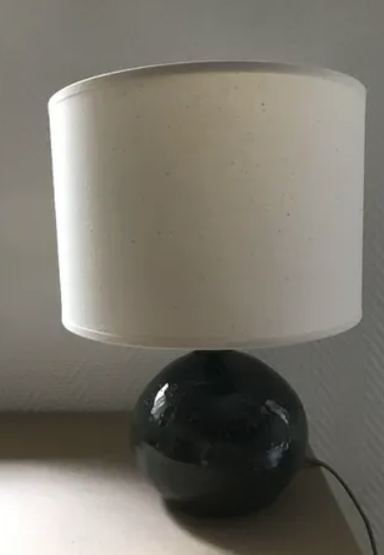 Green ceramic sandstone lamp