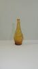 Carafe italienne en verre ambré/vintage