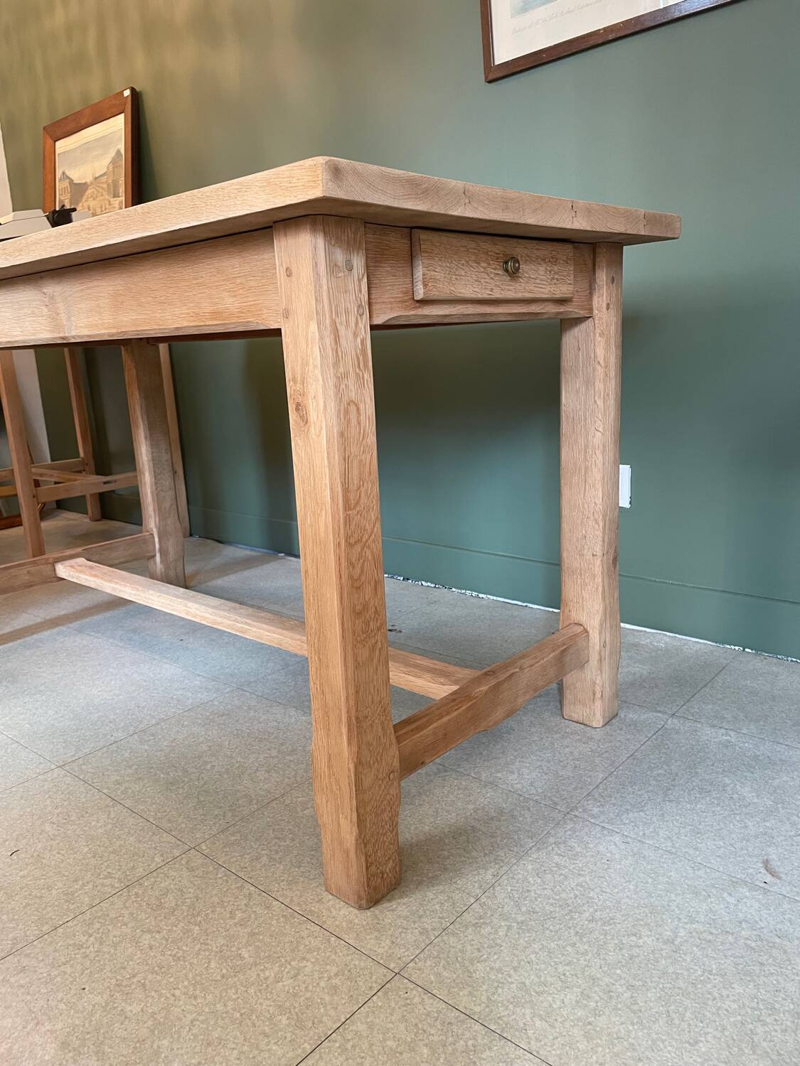 Airbrushed farm table