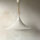 Vintage suspension in perforated white lacquered metal – postmodern design