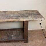 Large solid wood carpenter's workbench