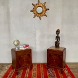 Paire of art deco beside table