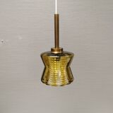 Lampe suspendue suédoise par Carl Fagerlund pour la verrerie Orrefors, années 1970.