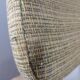 Pair of vintage chairs in fabrics and metal