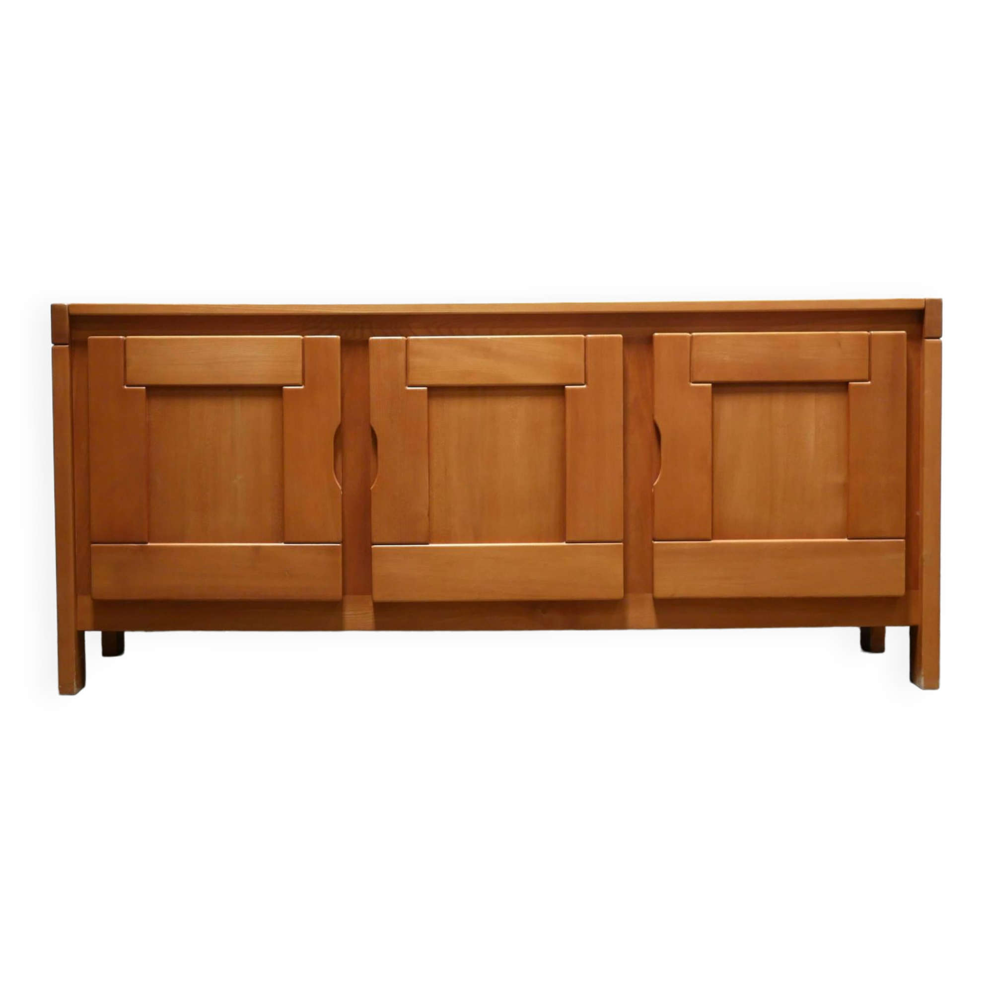 Vintage elm sideboard by Maison Regain editions