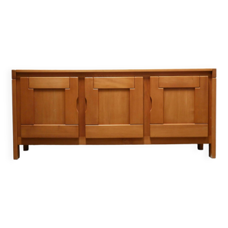 Vintage elm sideboard by Maison Regain editions