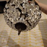 Hot air balloon chandelier with tassels