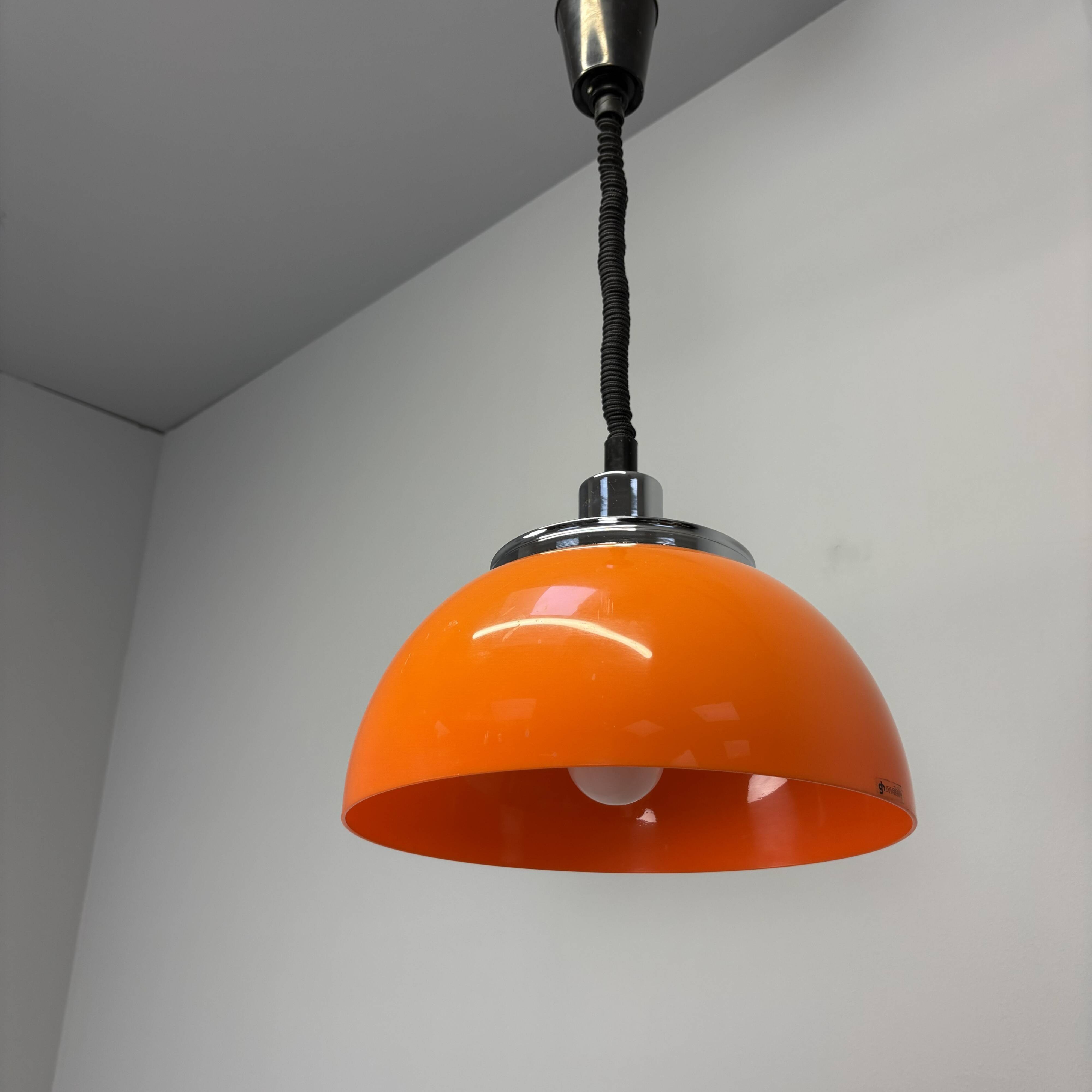 Mid-century Pendant by Meblo, Harvey Guzziny, 1970s, Italy
