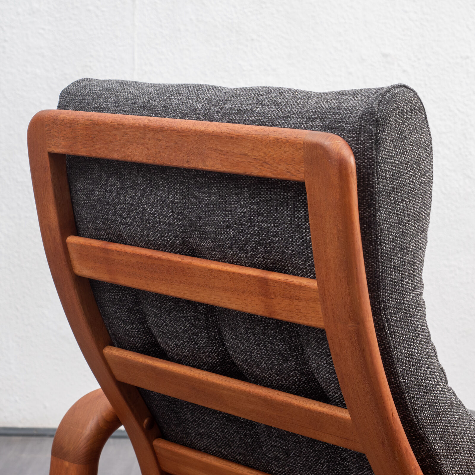 Vintage relax armchair, teak, refurbished, Danish design
