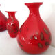 Set of 3 handmaee Murano glass vases