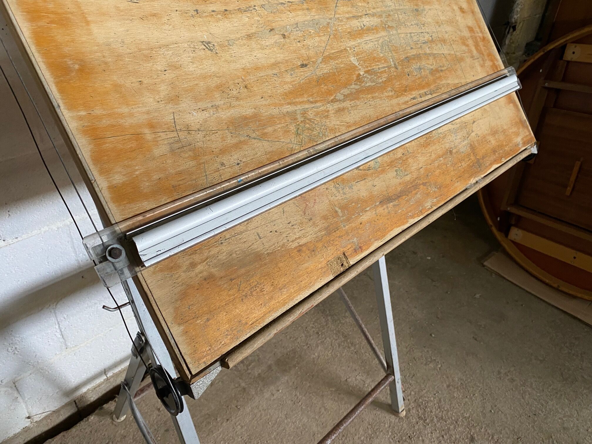 Architect drawing table 50s
