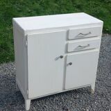 Buffet parisien patine blanche des années 50