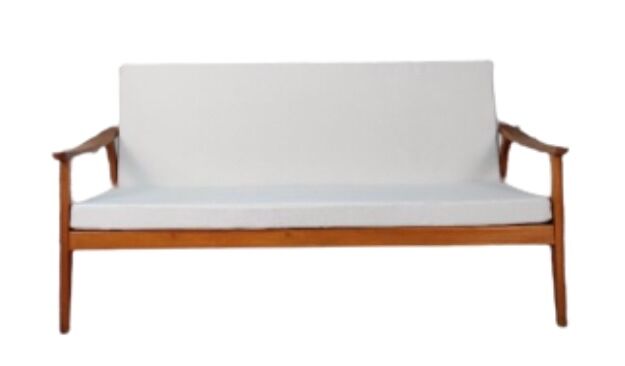 Scandinavian teak sofa from the 50s, 50s, 70s, vintage sofa