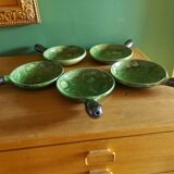 5 cups, Vallauris ceramic pans